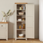 Downton Grey Painted Single Shaker Kitchen Pantry Cupboard