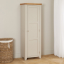 Downton Grey Painted Single Shaker Linen Storage Cupboard