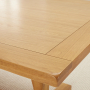 Cotswold Solid Oak 1.8m Refectory Dining Table - Seats 6 to 8