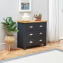 Cotswold Charcoal Grey Painted 2 over 2 Drawer Chest