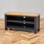 Cotswold Charcoal Grey Painted Shoe Storage Bench