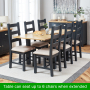 Cotswold Charcoal Grey Square Flip Top Dining Table - Extend to 170cm