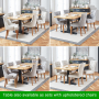 Cotswold Charcoal Grey Painted Oak 1.8m Refectory Dining Table - Seats 6 to 8