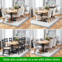 Cotswold Charcoal Grey 2.2m Dining Table and 6 Natural Scoop Chairs