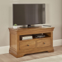 French Louis Oak Medium TV Unit - Up to 50" TV Size