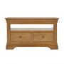 French Louis Oak Medium TV Unit - Up to 50" TV Size