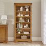 French Louis Oak Large Tall Bookcase