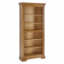 French Louis Oak Large Tall Bookcase