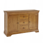 French Louis Oak Large Sideboard