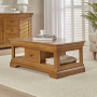 French Louis Oak 1 Drawer Coffee Table