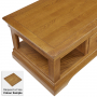 French Louis Oak 1 Drawer Coffee Table