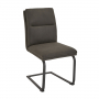 Bronx Industrial Dining Chair – Grey Faux Leather