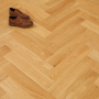 Natural Oak Herringbone Engineered Flooring – 14mm Thick x L 600 x W 125 (1.2m2 pack size)