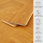 Honey Oak Herringbone Engineered Flooring – 14mm Thick x L 600 x W 125 (1.2m2 pack size)