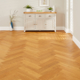 Honey Oak Herringbone Engineered Flooring – 14mm Thick x L 600 x W 125 (1.2m2 pack size)