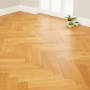 Honey Oak Herringbone Engineered Flooring – 14mm Thick x L 600 x W 125 (1.2m2 pack size)