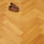 Honey Oak Herringbone Engineered Flooring – 14mm Thick x L 600 x W 125 (1.2m2 pack size)