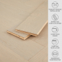 Grey Oak Herringbone Engineered Flooring – 14mm Thick x L 600 x W 125 (1.2m2 pack size)