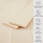 White Oak Plank Engineered Flooring – 14mm Thick x L 1900 x W 150 (2.28m2 pack size)