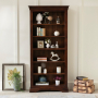 French Hardwood Mahogany Stained Large Tall Bookcase