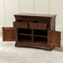 French Hardwood Mahogany Stained Small Sideboard