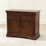 French Hardwood Mahogany Stained Small Sideboard