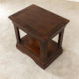 French Hardwood Mahogany Stained Lamp Table