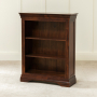 French Hardwood Mahogany Stained Low Bookcase