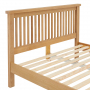 Cheshire Weathered Limed Oak 4ft 6in Low Footboard Double Bed 