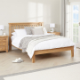 Cheshire Weathered Limed Oak 4ft 6in Low Footboard Double Bed 