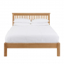 Cheshire Weathered Limed Oak 4ft 6in Low Footboard Double Bed 