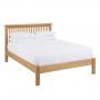 Cheshire Weathered Limed Oak 4ft 6in Low Footboard Double Bed 