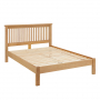 Cheshire Weathered Limed Oak 4ft 6in Low Footboard Double Bed 