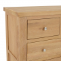 Cheshire Weathered Limed Oak 2 over 3 Drawer Chest