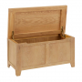 Cheshire Weathered Limed Oak Blanket Bedding Storage Box