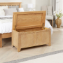 Cheshire Weathered Limed Oak Blanket Bedding Storage Box