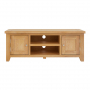 Cheshire Weathered Limed Oak Medium TV Unit - Up to 60" TV Size