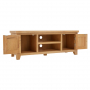 Cheshire Weathered Limed Oak Medium TV Unit - Up to 60" TV Size