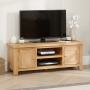 Cheshire Weathered Limed Oak Medium TV Unit - Up to 60" TV Size