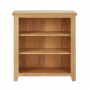 Cheshire Weathered Limed Oak Small Low Compact Adjustable 2 Shelf Bookcase