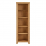 Cheshire Weathered Limed Oak Tall Narrow Alcove Bookcase