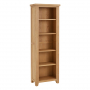 Cheshire Weathered Limed Oak Tall Narrow Alcove Bookcase