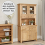 Cheshire Weathered Limed Oak Medium 2 Drawer 2 Door Sideboard