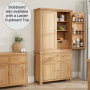 Cheshire Weathered Limed Oak Medium 2 Drawer 2 Door Sideboard