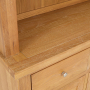 Cheshire Weathered Limed Oak Large Glazed Dresser Sideboard