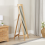 Cheshire Weathered Limed Oak Bedroom Cheval Mirror