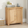 Cheshire Weathered Limed Oak Small 2 Door Cupboard