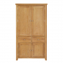 Cheshire Weathered Limed Oak Large Kitchen Larder Pantry Cupboard