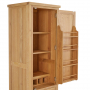 Cheshire Weathered Limed Oak Single Kitchen Larder Pantry Cupboard