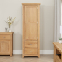 Cheshire Weathered Limed Oak Single Kitchen Larder Pantry Cupboard